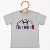 The Juniper Shop Baby You're A Firework Stars Toddler Short Sleeve Tee - 2 of 4