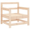 vidaXL Patio Chairs 2 pcs Solid Wood Pine - 3 of 4