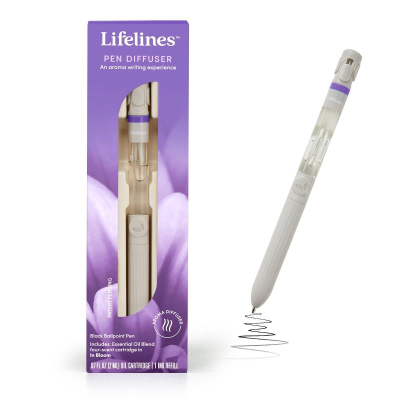Lifelines Pen Diffuser with In Bloom Essential Oil Blends, 1 of 13