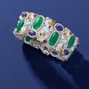 Ross-Simons 85.00-95.00 ct. t.w. Multi-Gem Bracelet in Sterling Silver - 4 of 4