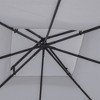 Outsunny Gazebo Replacement Canopy, 2-Tier Top Cover for 9.84' x 9.84' Outdoor Gazebo Models (TOP ONLY) - image 4 of 4