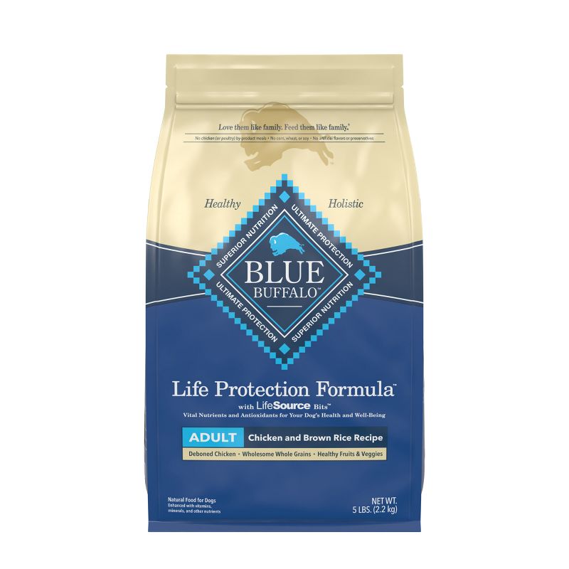 Blue Buffalo Life Protection Formula Natural Adult Dry Dog Food with Chicken and Brown Rice, 1 of 14
