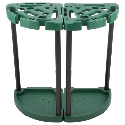 Green and Black Plastic Corner Tool Organizer 2-Pack