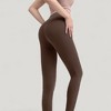 Anna-Kaci Active Women's High Waist Full Length Leggings with Wide Waistband - 2 of 4