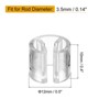 Unique Bargains Plastic Transparent Color Coding Clothes Hanger Markers 160 Pcs - 2 of 4