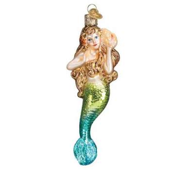 Old World Christmas 5.0 Inch Mermaid Fish Tail Love Sea Tree Ornaments