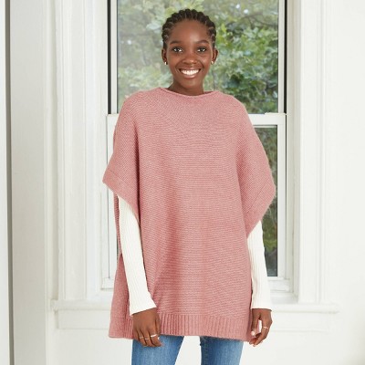 poncho cardigan womens