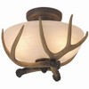 Craftmade Lighting Frontier 2 - Light Semi-Flush Mount in  Hand Applied European Bronze - 2 of 2