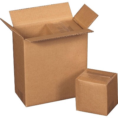 The Packaging Wholesalers 12.75" x 6.38" x 13.5" Shipping Boxes 32 ECT Brown 25/Bundle BS120613