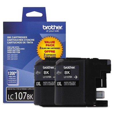 Brother LC1072PKS Innobella Super High-Yield Ink Black 2/PK