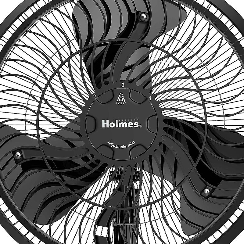 Holmes 16&#34; Oscillating Outdoor Misting Fan with Hose Connection Black, 5 of 10