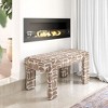Zuo Blato Bench Gray - 2 of 4