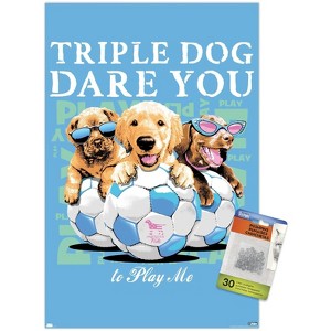 Trends International Jim Baldwin - Triple Dog Dare You Unframed Wall Poster Prints - 1 of 4