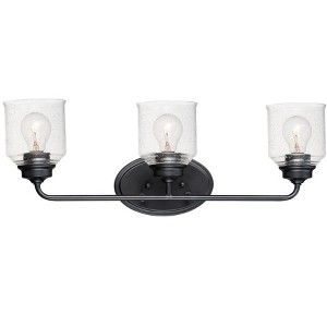 Maxim Lighting Acadia 3 - Light Vanity in  Black - 1 of 4