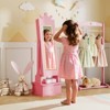 Tangkula Kids Jewelry Armoire w/3-Color Lighted Full Length Mirror & Inside Led Lights - 2 of 4