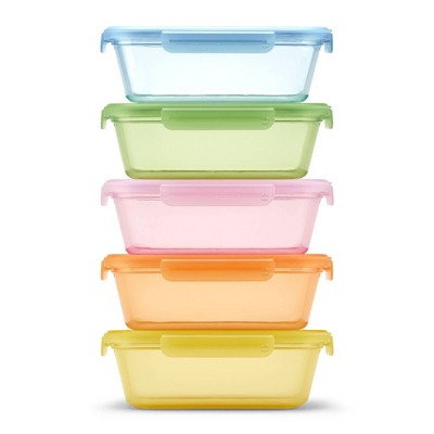 Ello 10pc Snap and Nest Meal Prep Food Storage Containers