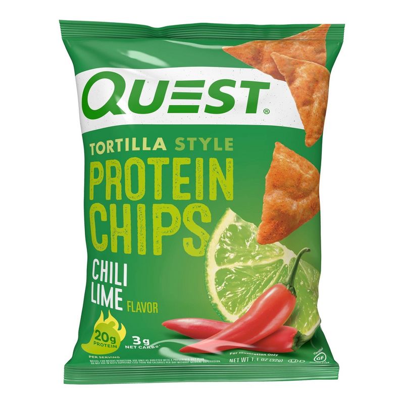 Quest Nutrition Tortilla Style Protein Chips - Chili Lime, 3 of 15