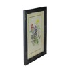 Raz Imports 16" Black and Butter Yellow Persea Distressed Wood Framed Print Wall Art - 2 of 3