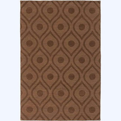 Mark & Day Bantam 8'x10' Rectangle Loomed Indoor Area Rugs Brown: Modern Handwoven Wool, Stain-Resistant, Pet Friendly