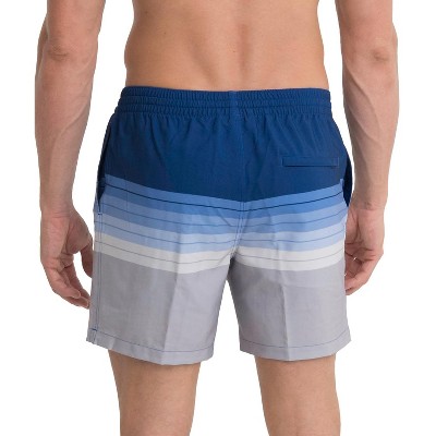 Мужские брюки Boards Men's 5.5" Compression Liner Eclipse Twilight Stripe Bathing Suit | Large — фото 5