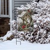 Briarwood Lane Winter Garden Flag 12x18 For Outdoor Winter Wishes Well For Winter Garden Flag Flags For Outside - 4 of 4