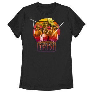 Women's Star Wars: Tales of the Jedi Ombre Group T-Shirt - 1 of 4