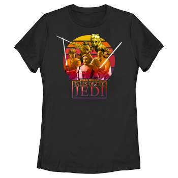 Women's Star Wars: Tales of the Jedi Ombre Group T-Shirt