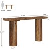 Tribesigns 63" Long Narrow Wood Console Table - 3 of 4