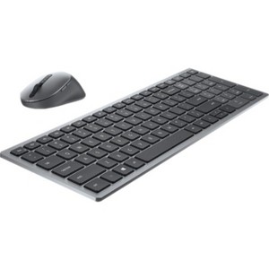 Dell KM7120W Keyboard & Mouse - Scissors Wireless Bluetooth/RF 2.40 GHz ...