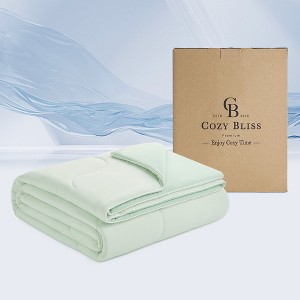 Cozy Bliss Dual-Sided Cooling Blanket, Lightweight Breathable Summer Comforter - 1 of 4