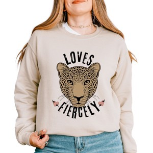 Simply Sage Market Loves Fiercely Sweatshirt - 1 of 4
