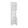 NicBex Bathroom Floor Cabinet with 6 Adjustable Shelves,Tall Bathroom Cabinet with 2 Doors,67" Freestanding Cabinet Storage for Kitchen/Living,White - 2 of 4