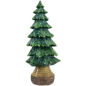 Northlight Glittered Pine Tree Christmas Decoration - 6.5" - 1 of 4