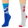 Zodaca Japan Crew Socks for Women, Fun Sock Gift Set (One Size, 2 Pairs) - 3 of 4