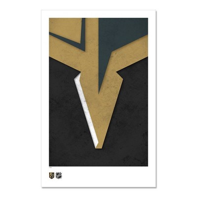 NHL Vegas Golden Knights Logo Art Poster Print