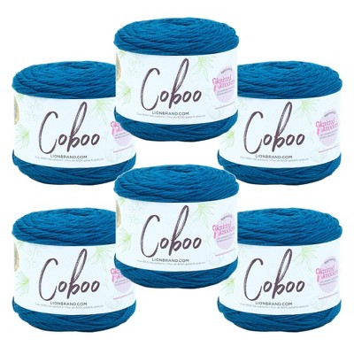 6pk Coboo Yarn Steel Blue - Lion Brand Yarn