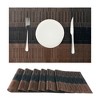 Unique Bargains Dining Table Heat-Resistant Woven PVC Placemats 18 x 12 Inches 6 Pcs - 3 of 4