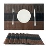 Unique Bargains Dining Table Heat-Resistant Woven PVC Placemats 18 x 12 Inches 6 Pcs - image 3 of 4