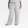 Women's Fleece Wide Leg Lounge Pants - Colsie™ - 2 of 3
