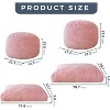MAXYOYO Giant Bean Bag Chair Bed for Adults, Convertible Beanbag High-Density Foam Filling, Machine Washable Cover, Pink - 2 of 4
