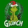 Mens The Grinch Wreath Portrait Logo T Shirt - 2 of 4