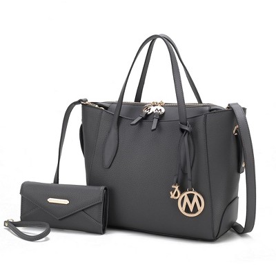 MKF Collection Bruna Vegan Leather Women’s Tote Bag with Wallet by Mia K