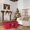 Elf Stor Elf Stor Premium Red Rolling Christmas Tree Storage Duffel Bag for 9' Disassembled Tree - 4 of 4