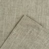 Ellis Curtain Lisa Solid Poly Cotton Duck Fabric Tailored Panel Pair with Ties Mist - 4 of 4
