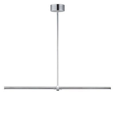 ET2 Lighting Dorian 2 - Light Island Pendant Light in  Polished Chrome