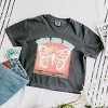 Simply Sage Market Wild And Free Butterfly Boxy Crop Top - 2 of 4