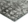 Charcoal Ikat Washable Indoor Outdoor Area Rug - 4 of 4