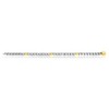 Metallo Stainless Steel Multi-Cut Bead Bracelet - Silver & Gold - Silver - 8.5 Inch - 2 of 4