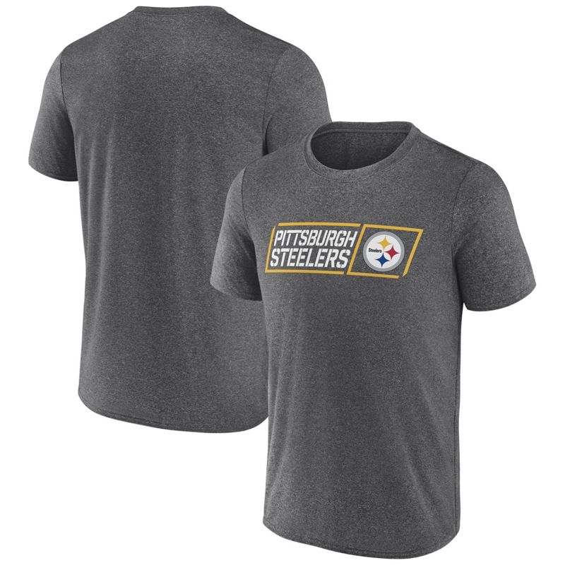 NFL Pittsburgh Steelers Men&#39;s Quick Tag Athleisure T-Shirt, 1 of 4