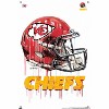 Trends International NFL Kansas City Chiefs - Drip Helmet 20 Unframed Wall Poster Prints - 4 of 4